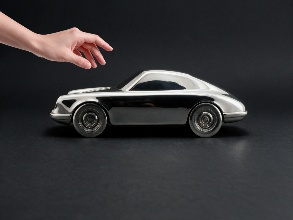 Solid aluminium – Mirror-polished livery