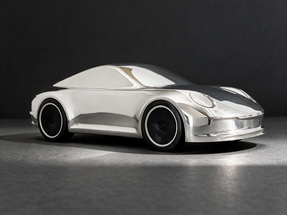 Solid aluminium – Mirror-polished livery