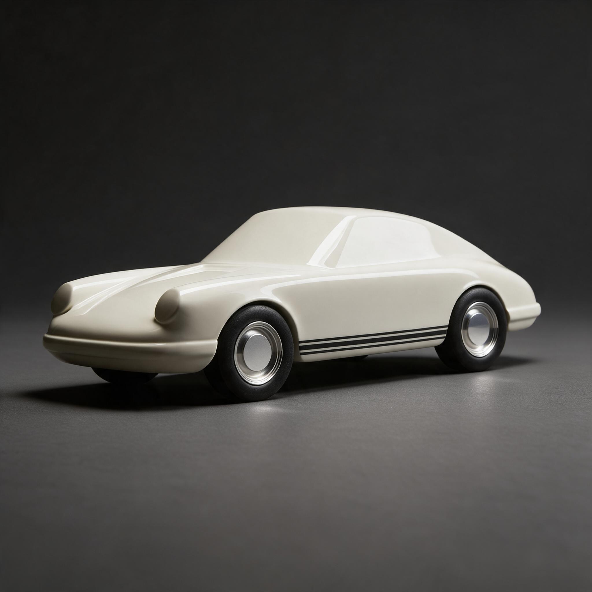 Porsche 911 silhouette by Atelier Circourt, viper green