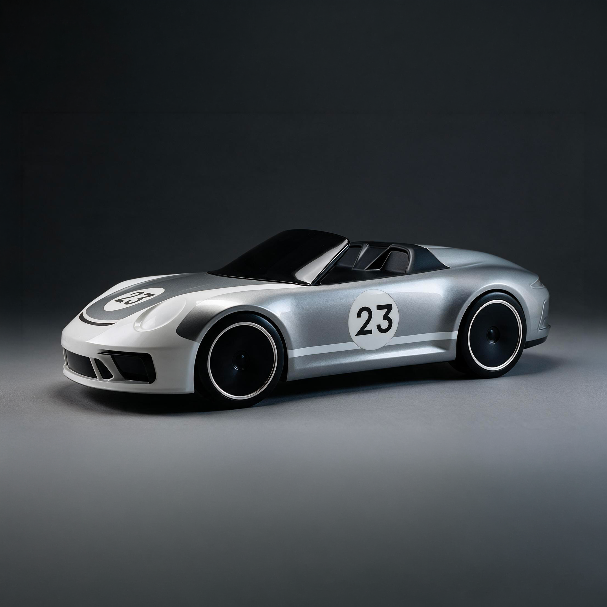 Porsche 991 Speedster silhouette by Atelier Circourt, heritage